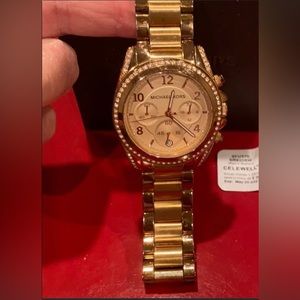 07:01  MK Chronograph Stainless Steel Watch